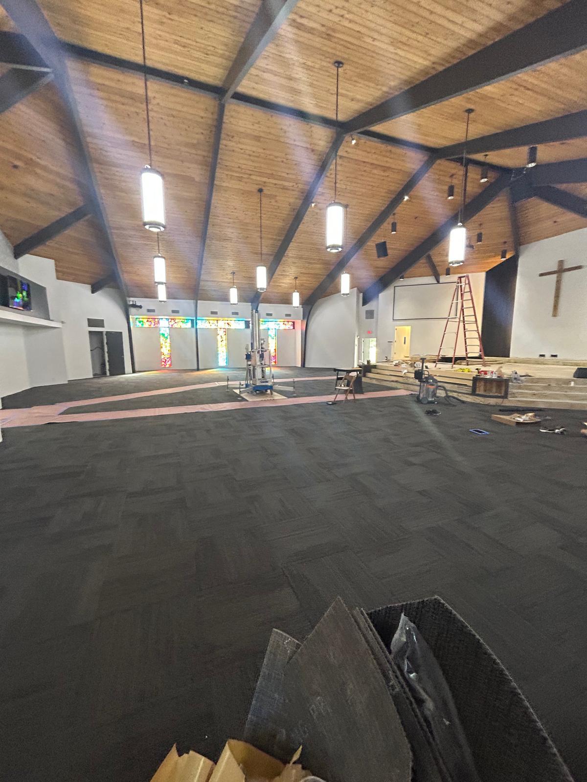 Premium flooring installation